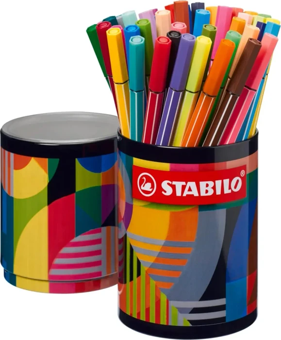 STABILO Pen 68 ARTY sortiert, 45er-Set, Dose