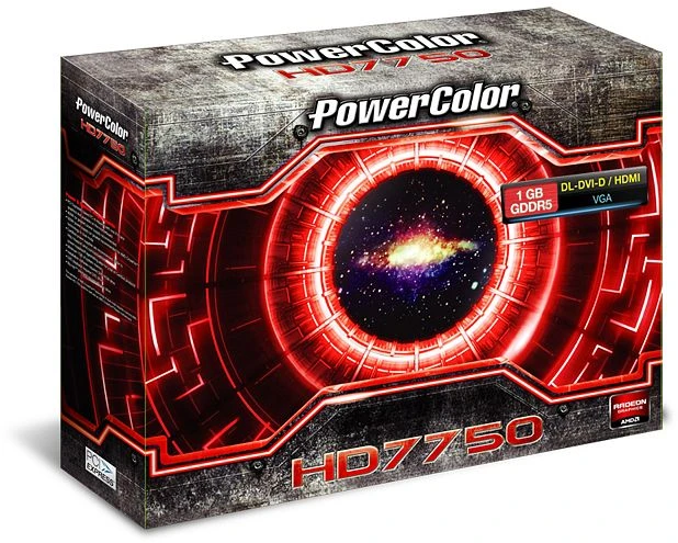 PowerColor Radeon HD 7750 low profile, 1GB GDDR5, VGA, DVI, HDMI
