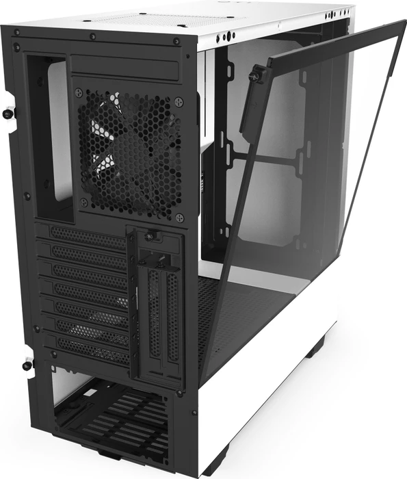 NZXT H510i, weiß, Glasfenster