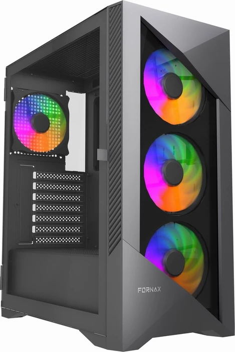 Gembird Fornax 900 ARGB Black, Glasfenster