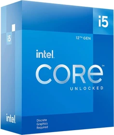 Intel Core i5-12600KF, 6P+4E/16T, 3.70-4.90GHz, boxed ohne Kühler