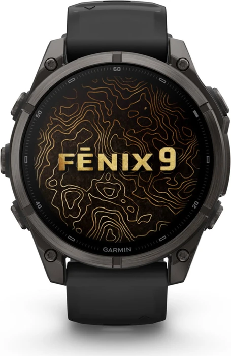 Garmin Fenix 9 47mm carbon grey dlc titanium/black