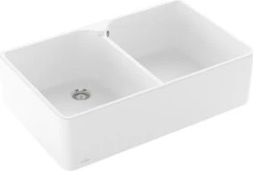 Villeroy & Boch Spülstein Doppelspüle stone white