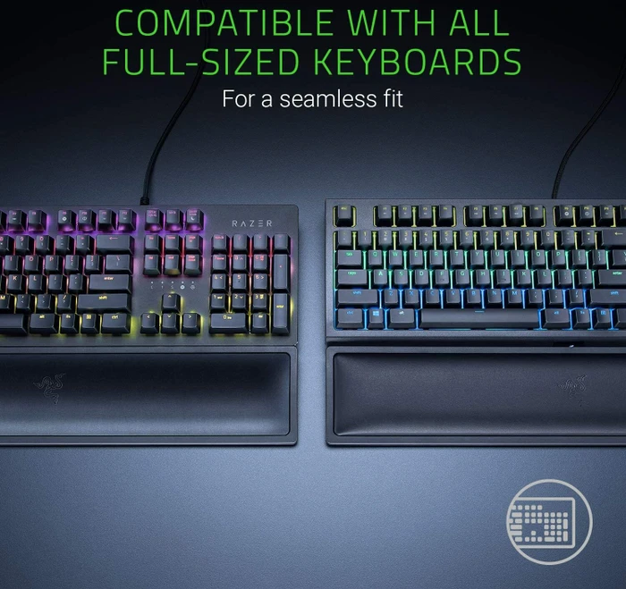 Razer Ergonomic Wrist Rest Pro for Full-sized Keyboards, schwarz