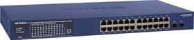 Netgear ProSAFE GS700 Rackmount Gigabit Smart Switch, 24x RJ-45, 2x SFP, 380W PoE+ (GS724TPP-100)