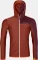 Ortovox Fleece Light Grid Hooded Funktionsjacke clay orange (Herren) Vorschaubild