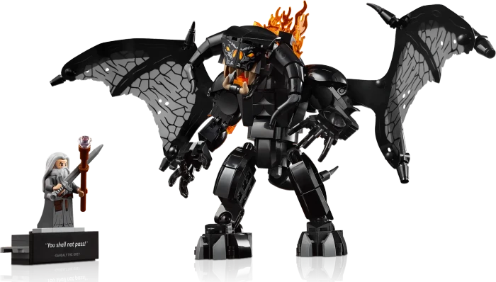 LEGO Icons - Der Herr der Ringe: Balrog Bücherstütze
