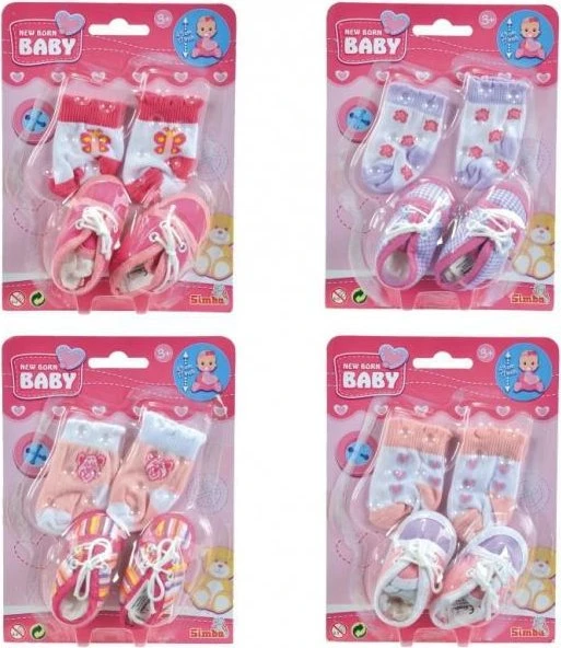 Simba Toys New Born Baby Schuhe und Socken