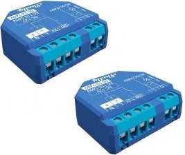 Shelly Plus 1, WLAN-Funkschalter, 1-Kanal, Unterputz, Schaltaktor, 2er-Pack