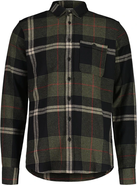 Maloja GlavaM. Hemd langarm deep black multi (Herren)