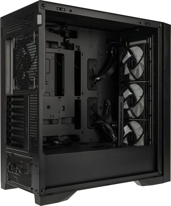 GSI SmartAssembly ARGB Mesh, schwarz, Glasfenster, 850W ATX