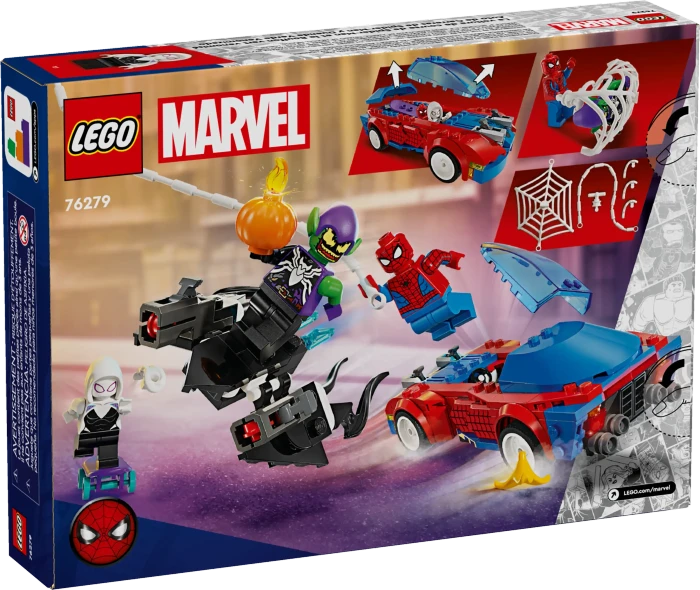 LEGO Marvel Super Heroes Spielset - Spider-Mans Rennauto & Venom Green Goblin