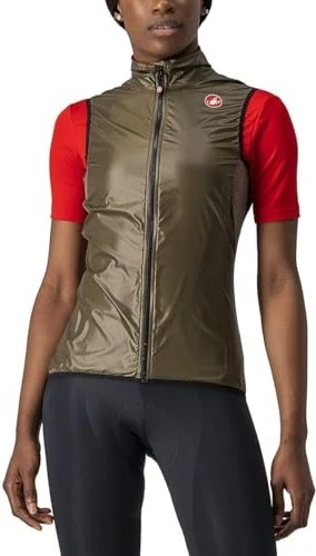 Castelli Aria Shell Fahrradweste moss brown (Damen)