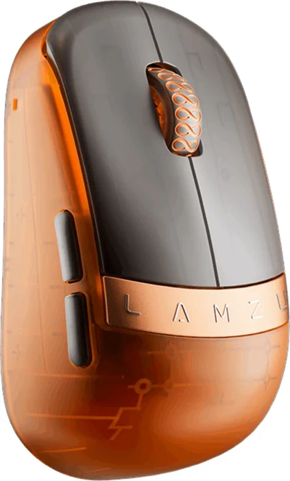 Lamzu Orcus 8K Wireless Gaming Mouse schwarz/orange USB