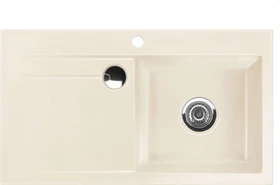 systemceram Stema 90 Einbau Becken rechts magnolie