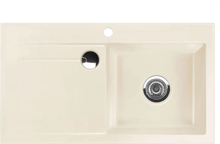 systemceram Stema 90 Einbau Becken rechts magnolie