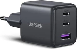 Ugreen 3-Port GaN Fast Charger 30W schwarz