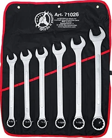 BGS technic DIY XXL zöllig Schraubenschlüsselsatz inkl. Tasche, 6-tlg.