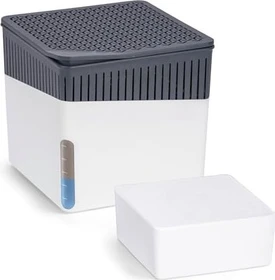 Wenko Dehumidifier Cube Trockenmittel-Luftentfeuchter weiß, 500g