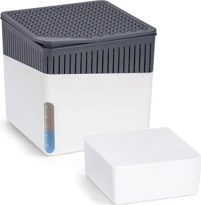 Wenko Dehumidifier Cube Trockenmittel-Luftentfeuchter weiß, 500g