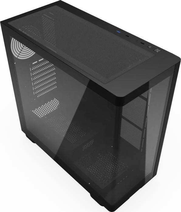 DarkFlash DS900G Black, Glasfenster