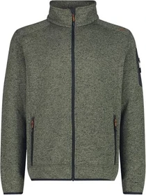 CMP Melange Knit Tech Heavy Fleece Jacke sage/antracite (Herren)