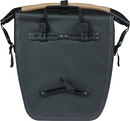 Basil Rivo L Tarpaulin MIK Hooks Gepäcktasche sand/black