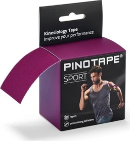 Pinotape Sport Kinesiology Tape Rolle 5cm x 5m aubergine