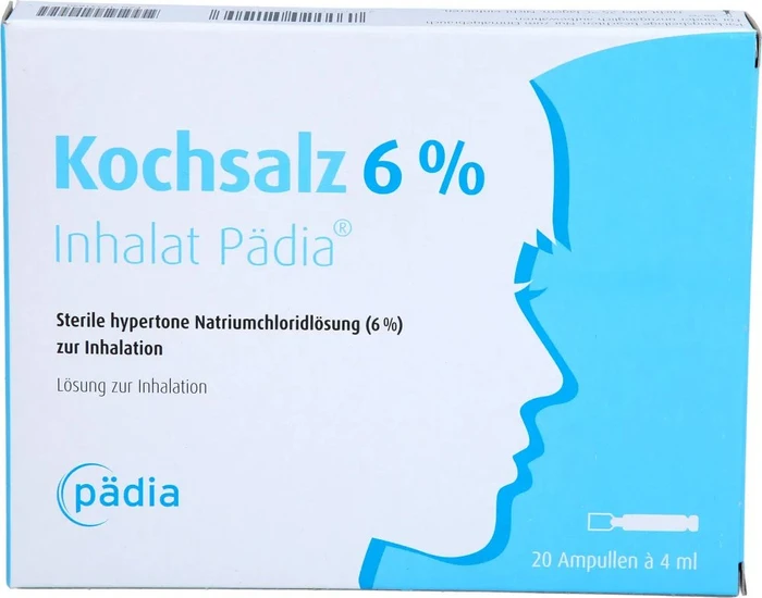 Kochsalz 6% Inhalat Pädia Lösung, 80ml (20x 4ml)