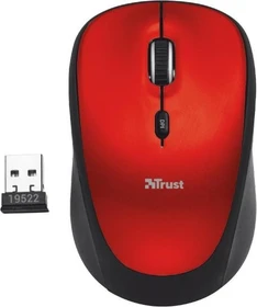 Trust Yvi Wireless Mouse rot, USB