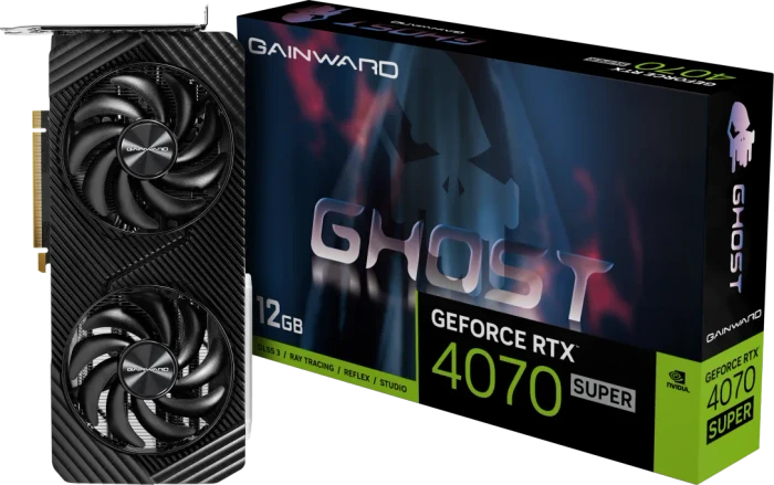 Gainward GeForce RTX 4070 SUPER Ghost, 12GB GDDR6X, HDMI, 3x DP