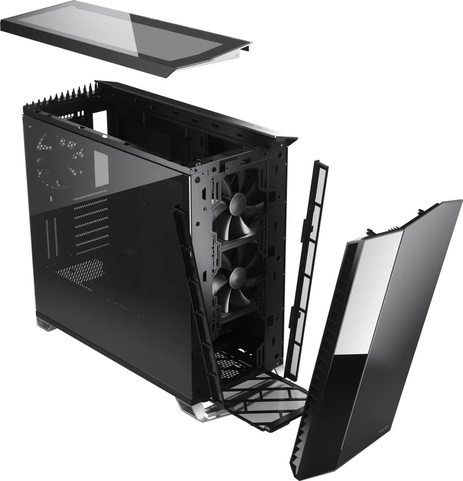 Fractal Design Vector RS Blackout Dark TG, Glasfenster