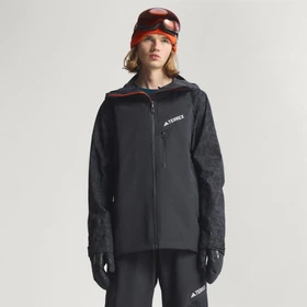 adidas Terrex Techrock Hybrid Primeknit Climawarm+ Skijacke schwarz (Herren)