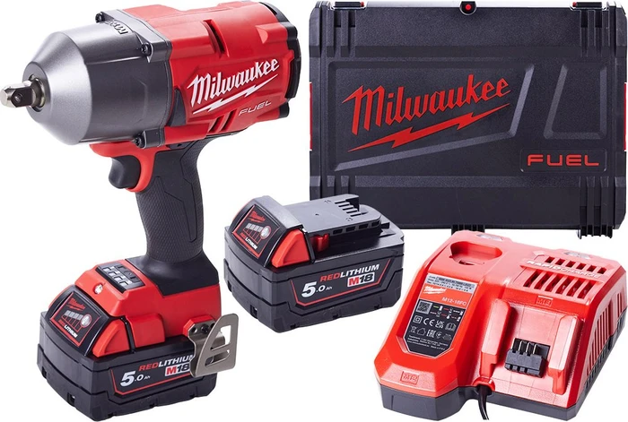 Milwaukee M18 FHIWP12-502X Fuel Akku-Schlagschrauber inkl. Koffer + 2 Akkus 5.0Ah