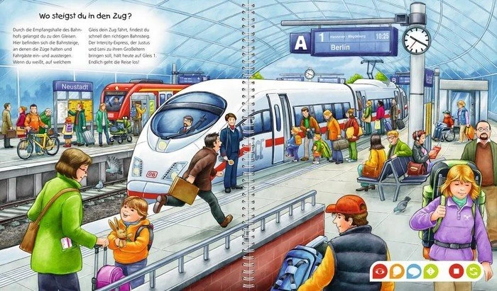 Ravensburger tiptoi Buch: Wieso? Weshalb? Warum? 17: Entdecke die Eisenbahn