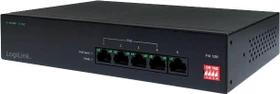 LogiLink Desktop Switch, 5x RJ-45, 70W PoE+ (NS0098)