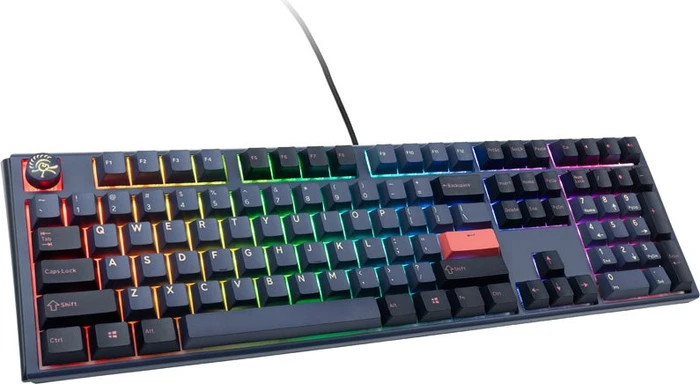 Ducky One 3 Cosmic Blue PBT, LEDs RGB, MX RGB RED, USB, US