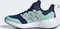 adidas Fortarun 2.0 Cloudfoam Elastic Lace Top Strap dark blue/silver metallic/semi flash aqua (Junior) Vorschaubild