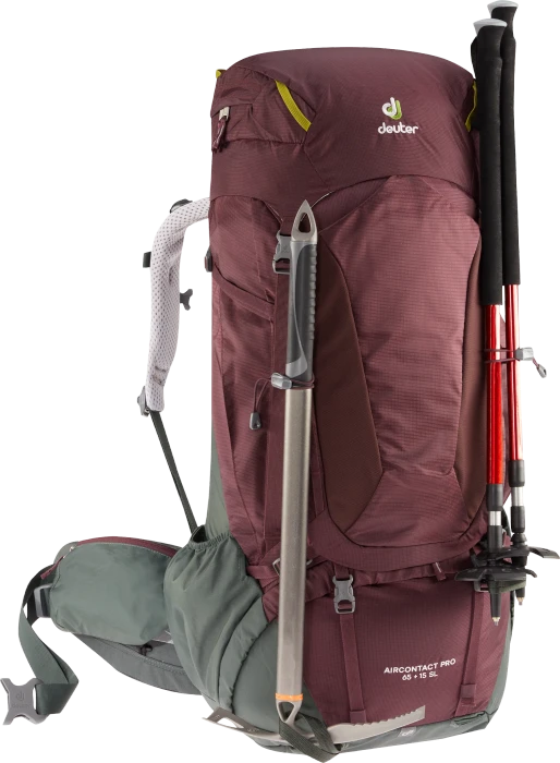 Deuter Aircontact Pro 65+15 SL aubergine/ivy (Damen)