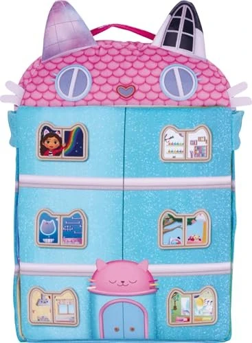 Schmidt Spiele Gabby's Dollhouse Puppenhaus mit 3 Figuren und Lift 41cm