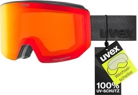 UVEX Lace Attract FM black matt/mirror red