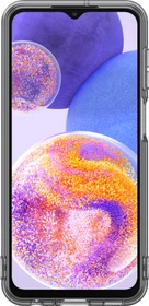 Samsung Soft Clear Cover für Galaxy A23 schwarz