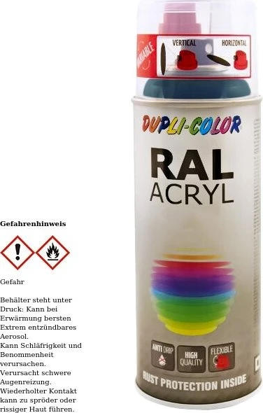 Dupli-Color RAL Acryl Acryllack-Spray RAL 5001 grünblau, 400ml