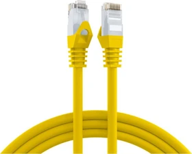 EFB Elektronik CCA Patchkabel, Cat6, U/UTP, RJ-45/RJ-45, 1m, gelb