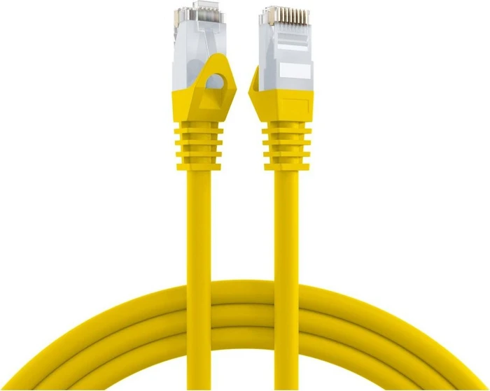 EFB Elektronik CCA Patchkabel, Cat6, U/UTP, RJ-45/RJ-45, 1m, gelb