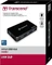 Transcend HUB3 USB-Hub, 4x USB-A 3.0, USB 3.0 Micro-B [Buchse] Vorschaubild