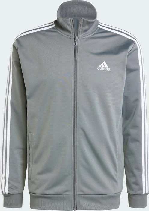 adidas Basic 3-Streifen Tricot Trainingsanzug grey four (Herren)