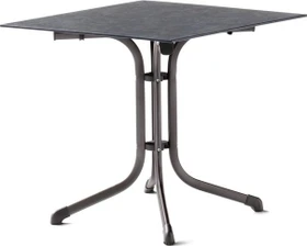 Sieger Boulevard Polytec Klapptisch 80x80cm eisengrau/schieferdekor anthrazit