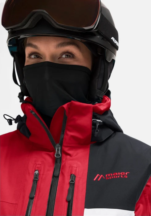 Maier Sports Manzaneda Skijacke salsa/weiß/schwarz (Damen)