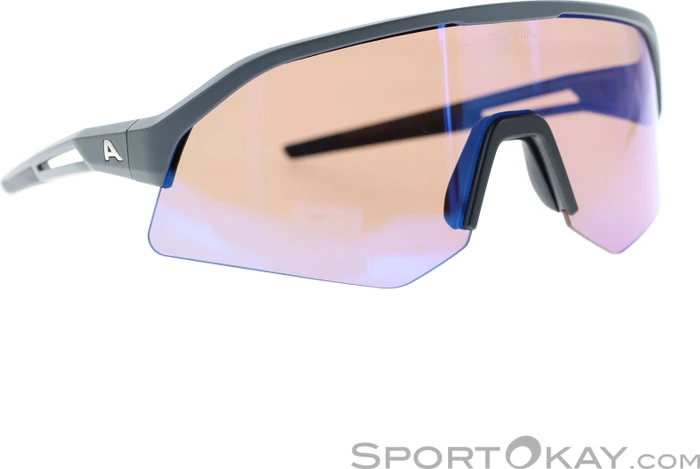 Alpina Sonic HR Q midnight grey matt/mirror blue